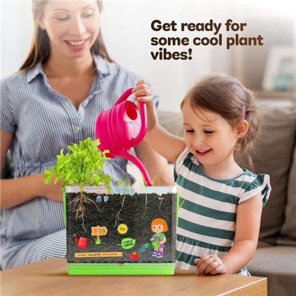 Root Viewer Kit‎ for Kids Grow Your Own Plant for Boys & Girls Science STEM Toy - Picture 6 of 7